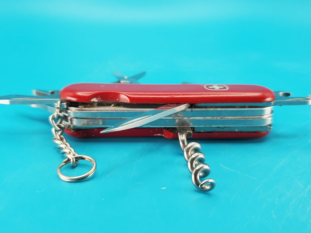 Wenger Nomad 85mm Red Swiss Army Knife Multi Tool!