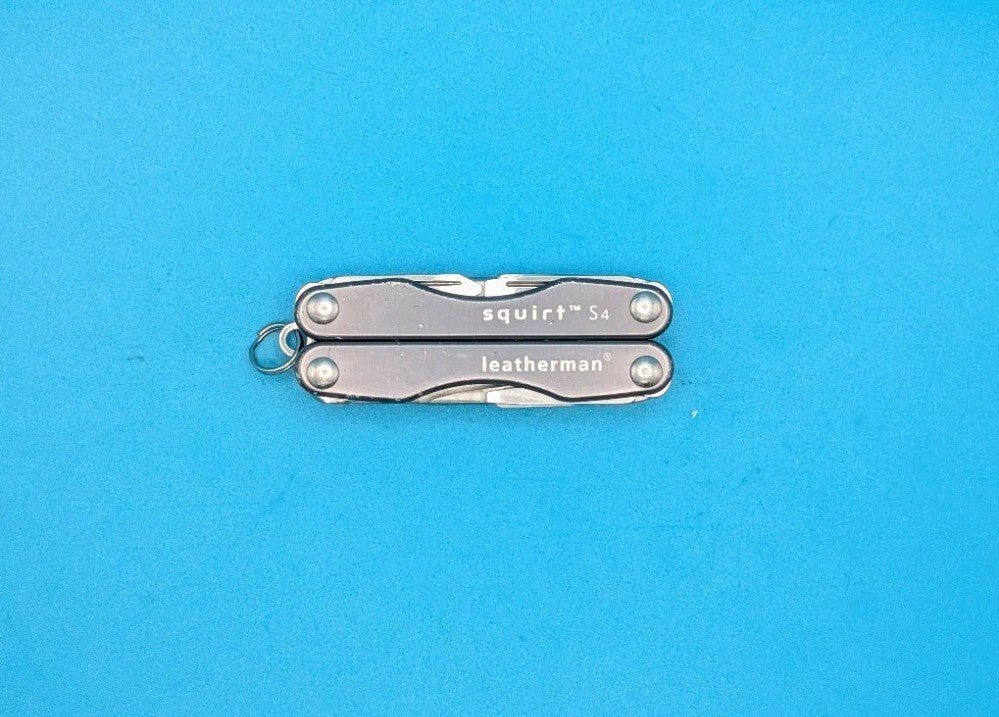 Leatherman Squirt S4 Multi-Tool, Key Ring, Retired, GRAY!