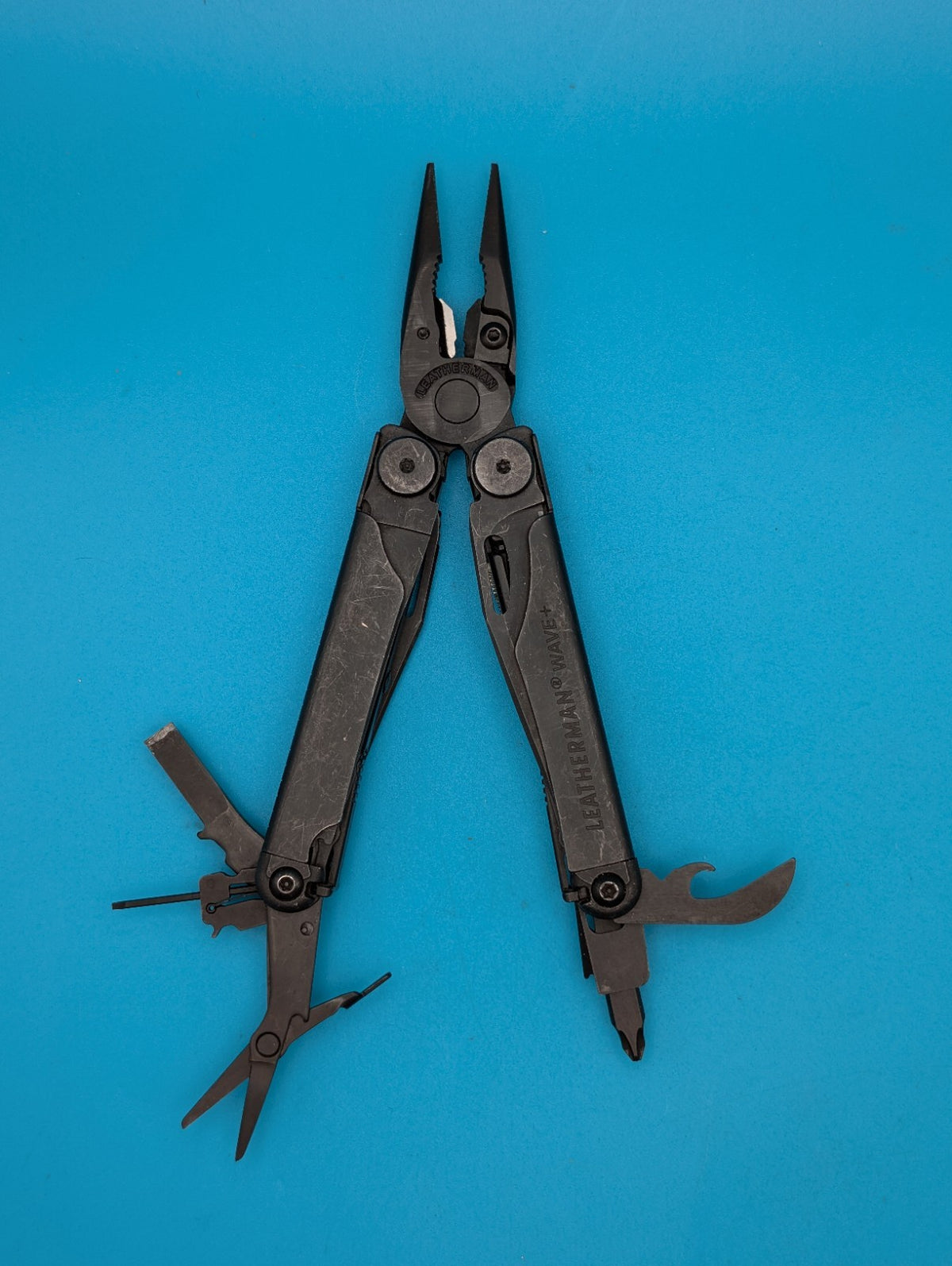 Leatherman Wave Plus + Multi-Tool! FAST SHIPPING! BLACK OXIDE!