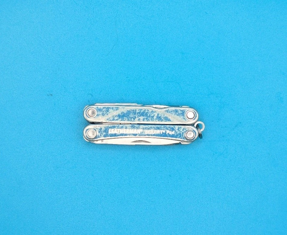 Leatherman SQUIRT PS4 Multi-Tool With Pliers Scissors Knife BLUE!