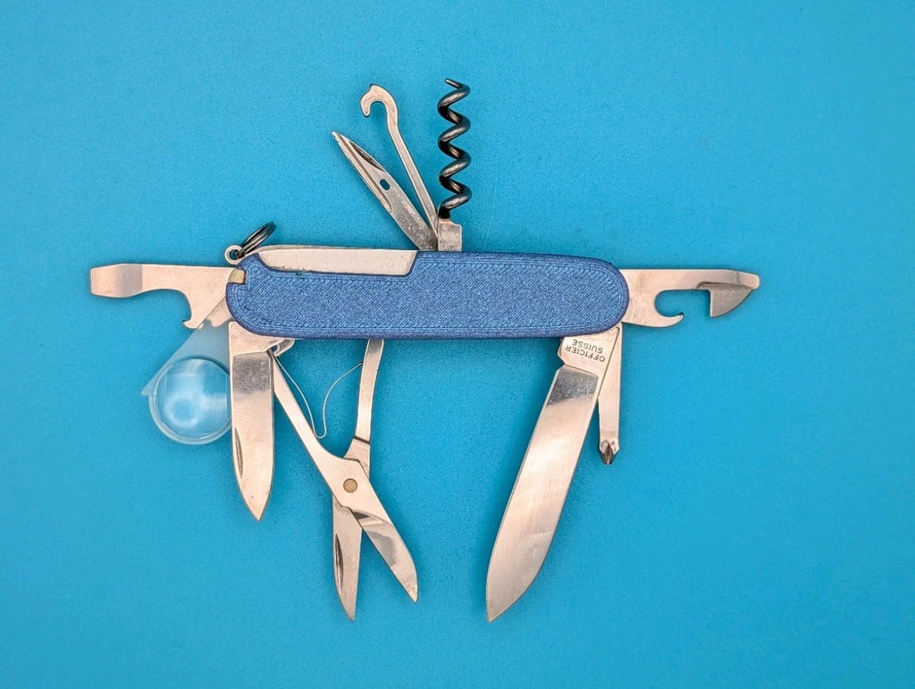 Custom Victorinox Explorer Swiss Army Knife w/ Magnifying Glass!