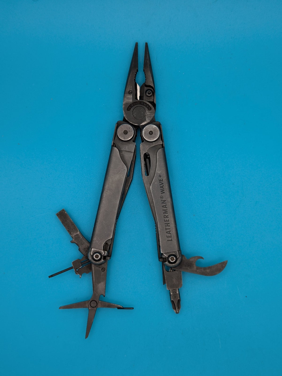 Leatherman Wave Plus + Multi-Tool! FAST SHIPPING! BLACK OXIDE!