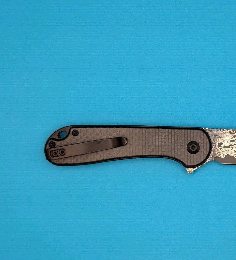 CIVIVI Button Lock Elementum II Flipper Knife Carbon Fiber & G10 Handle