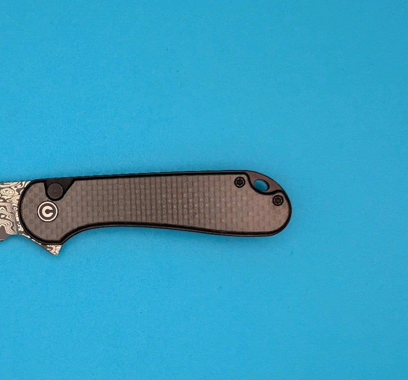 CIVIVI Button Lock Elementum II Flipper Knife Carbon Fiber & G10 Handle