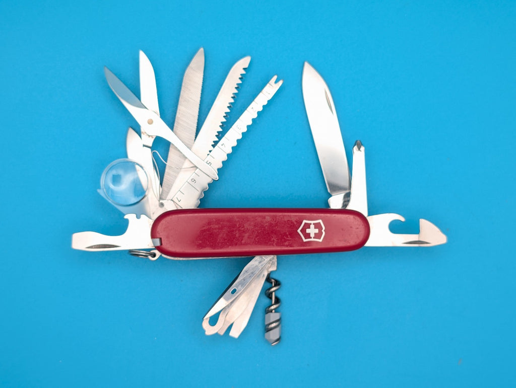 Victorinox Champion Plus Red Swiss Army Knife Multi Tool!