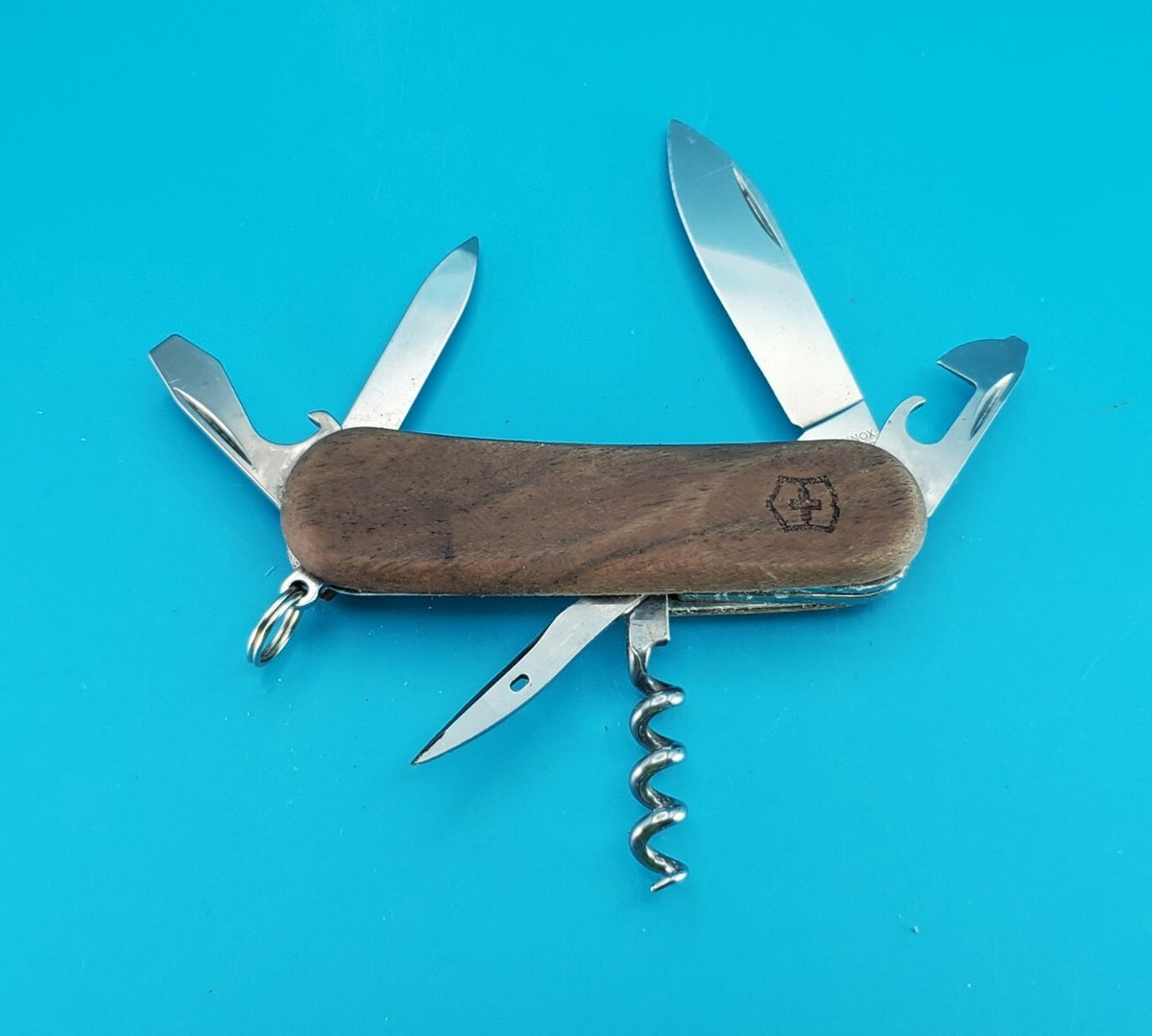 Victorinox Delemont EvoWood 10 85mm Swiss Army Knife Multi-Tool!