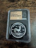 2022 South Africa 1oz Silver Krugerrand Lion Privy Mark Proof NGC PF70