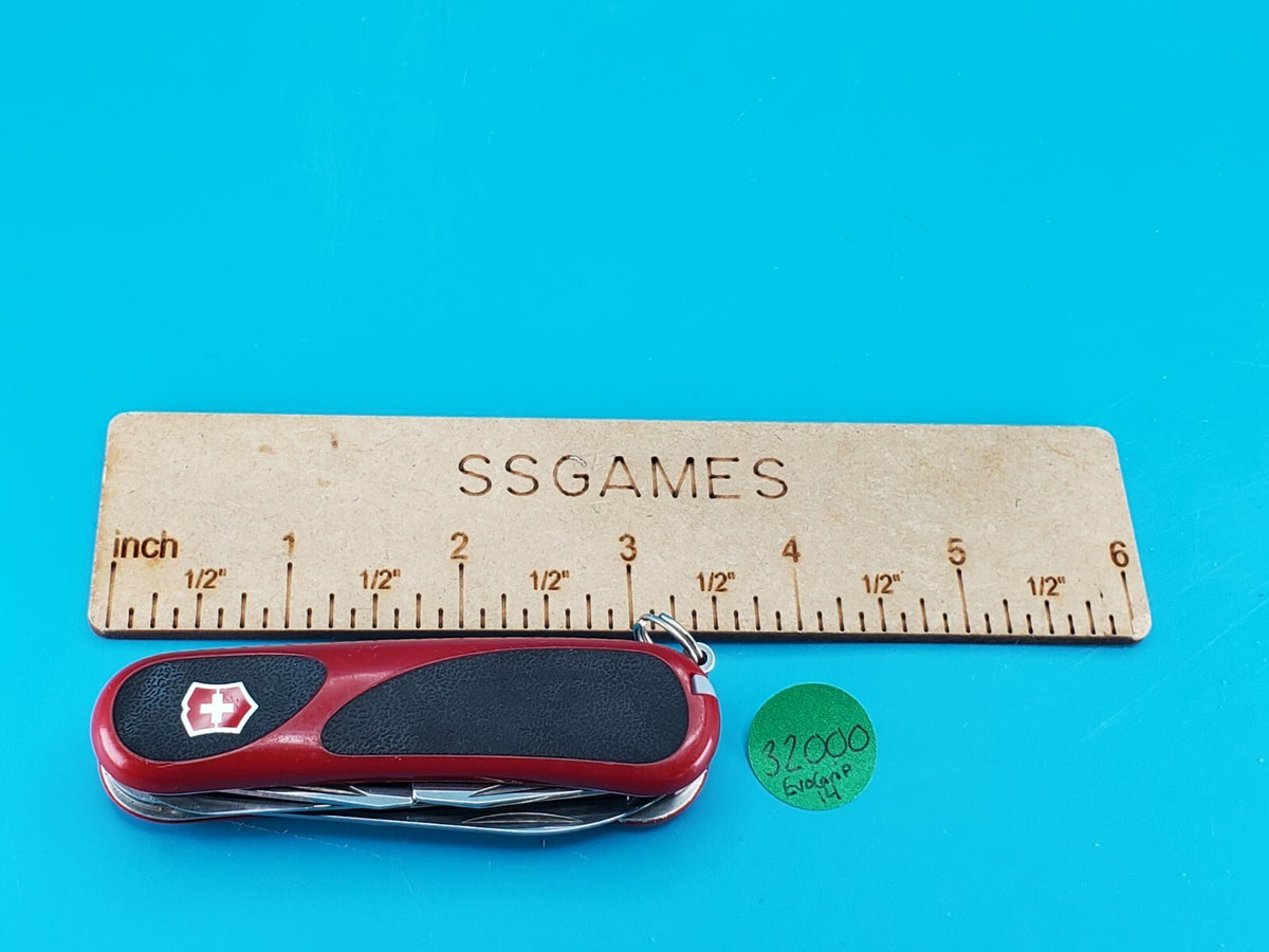 Victorinox Delemont EVOGRIP 14 Red & Black Swiss Army Knife Multi Tool!
