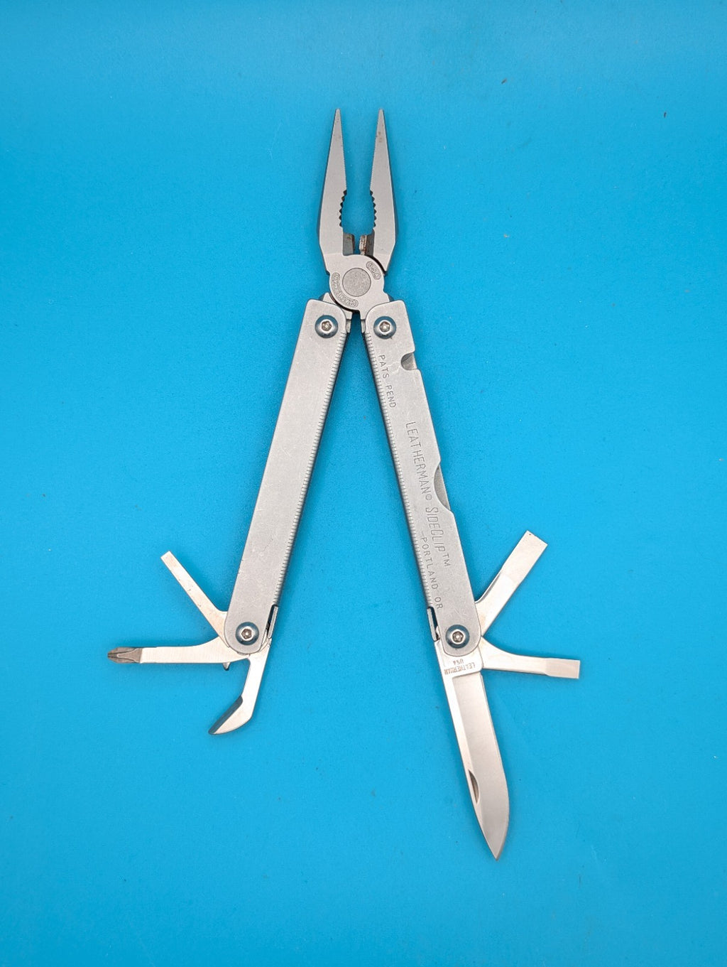 Leatherman SideClip Multi-Tool! 06/97 DATE STAMP! RARE! WITH SHEATH!