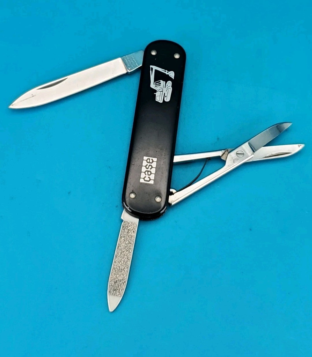 Vintage Victorinox Victoria Alox Ambassador 74mm Swiss Army Knife Multi Tool!