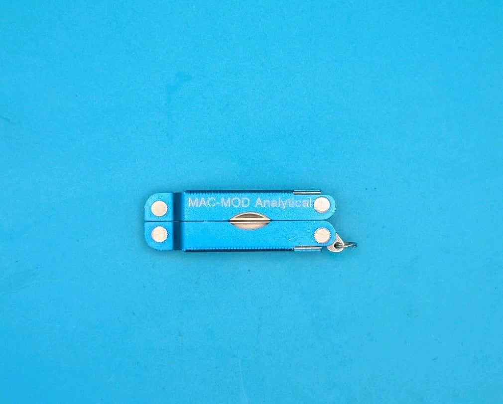 Leatherman Micra Multi-Tool, Knife, Scissors, Key Ring, Blue! *MAC-MOD*
