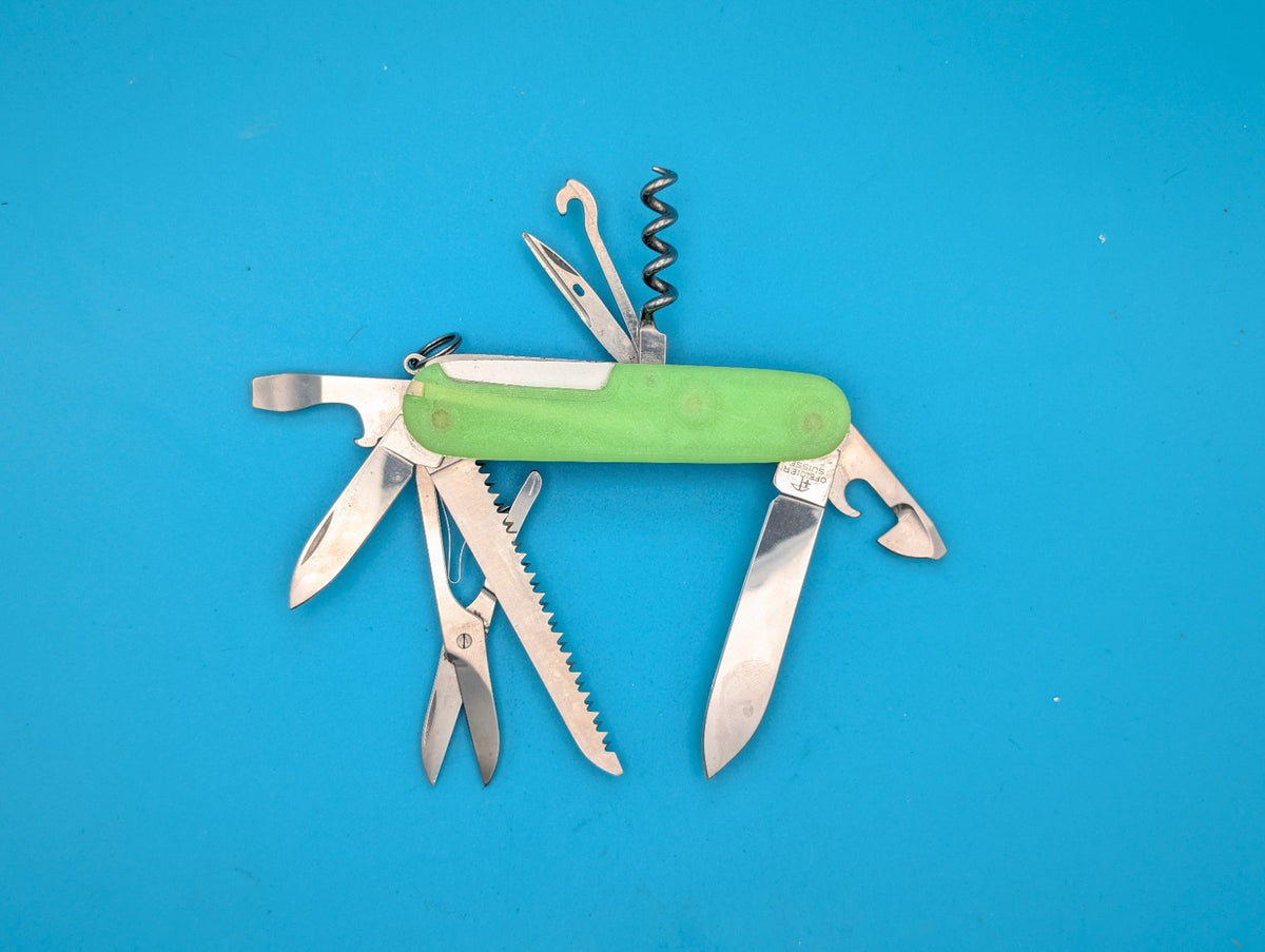 Custom Victorinox Huntsman Glow in the Dark Swiss Army Knife Multi Tool!