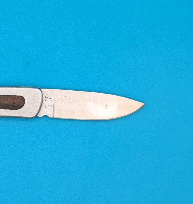 Vintage Silver Monarch C. I. 501 Pocket Knife Compass Industries CI Japan