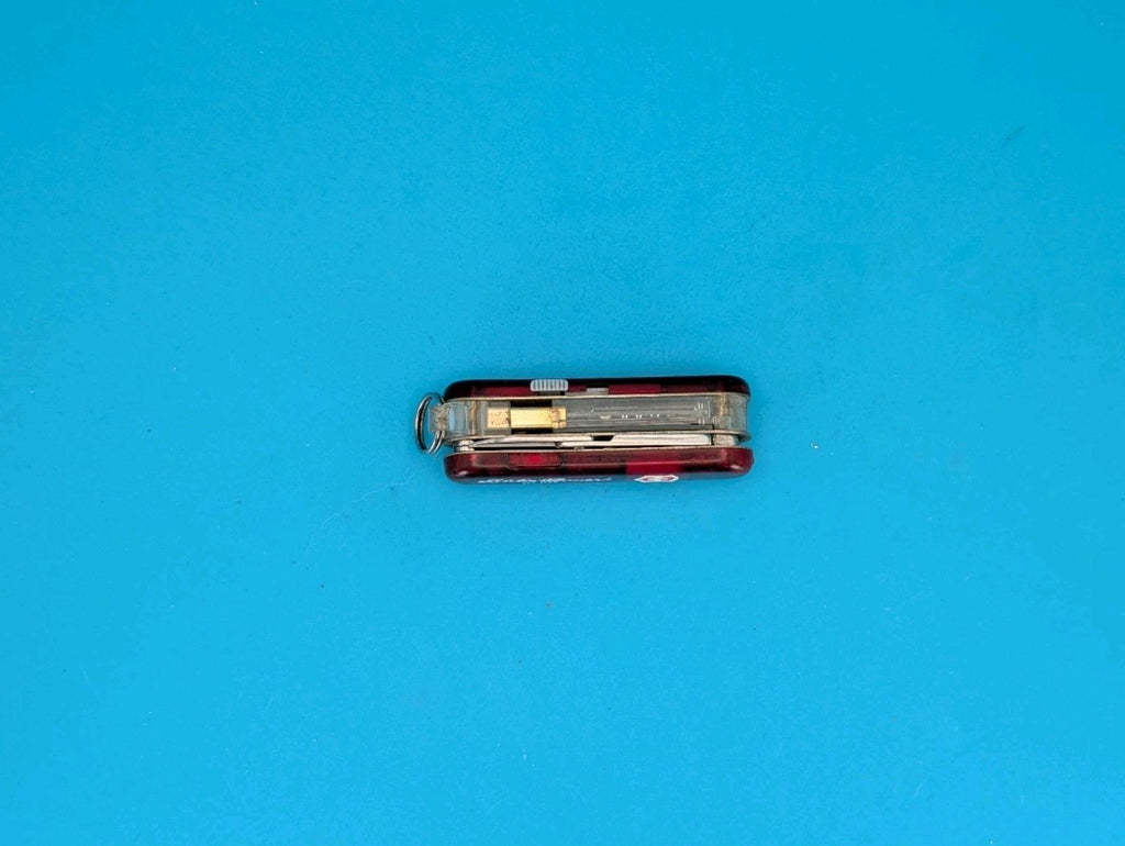 Victorinox Swiss Memory 256MB USB Drive Signature Swiss Army Knife Red LED