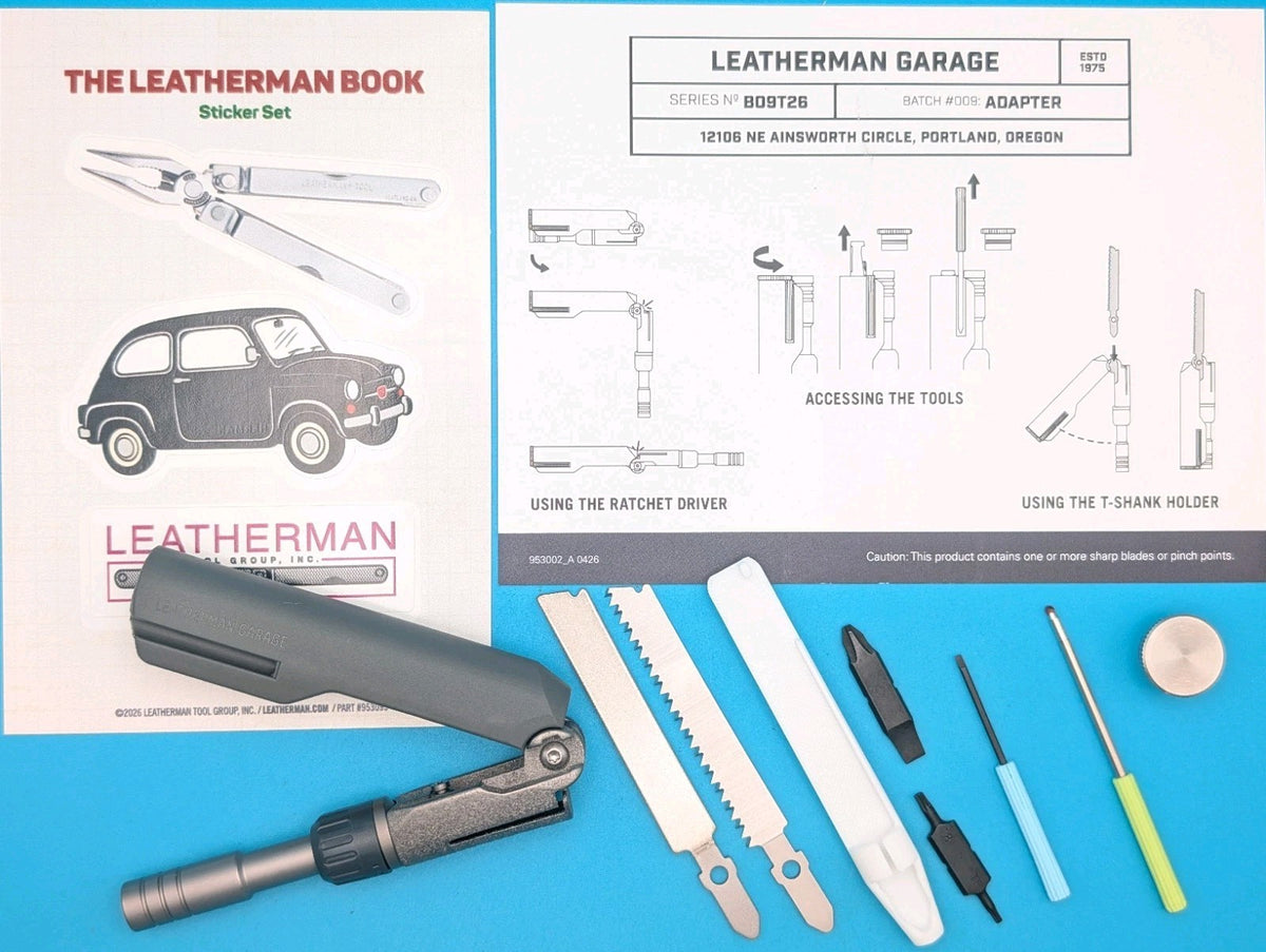 Leatherman Garage Batch #009 Adapter Limited Edition -  BRAND NEW!