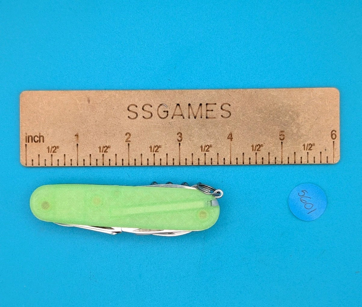 Custom Victorinox Explorer Firefly Green Glow in the Dark Swiss Army Knife! 91mm