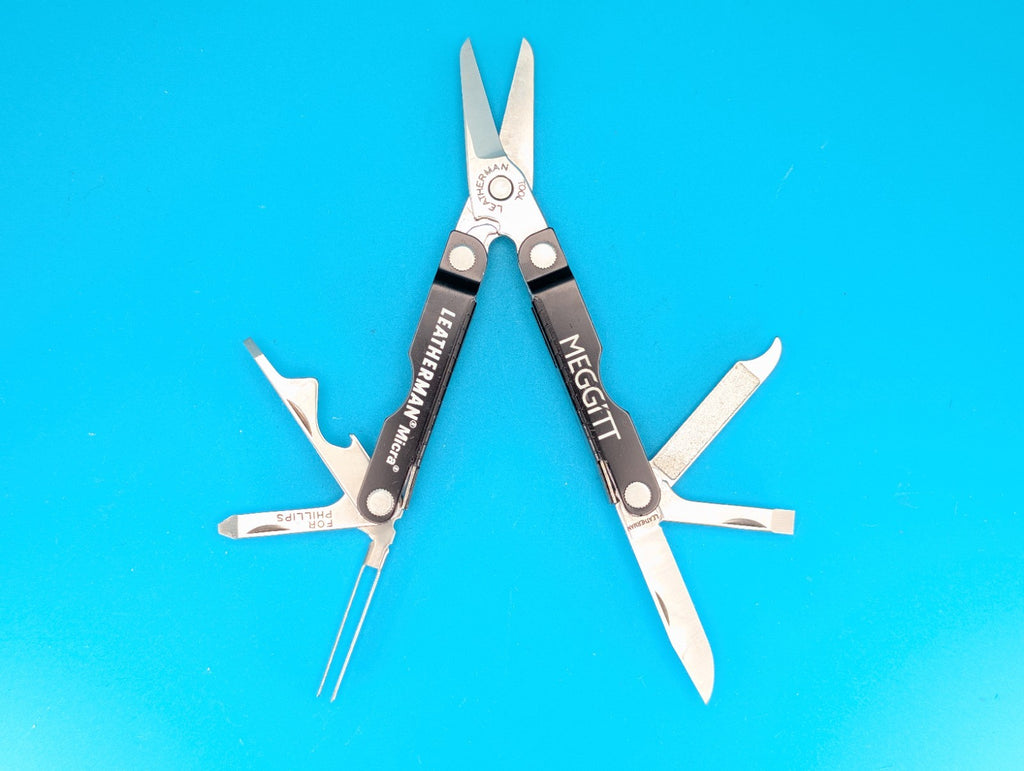 Leatherman Micra Multi-Tool, Knife, Scissors, Key Ring, Black! *MEGGITT*