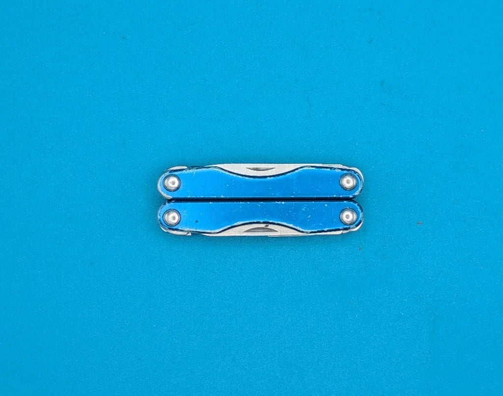 Leatherman Squirt S4 Multi-Tool, Key Ring, Retired, Blue