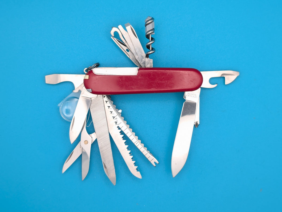 Victorinox Champion Plus Red Swiss Army Knife Multi Tool!