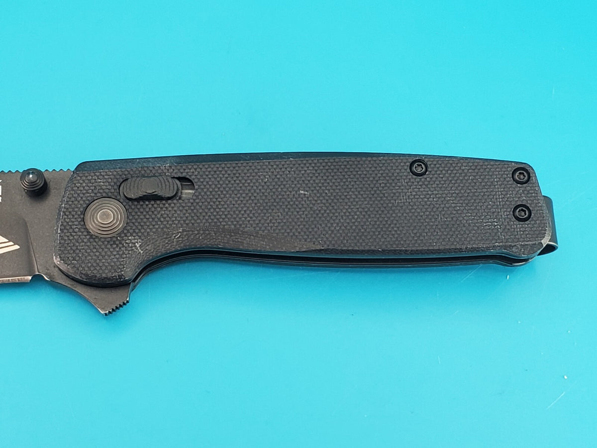 Sog Terminus XR 2.95" D2 Steel Blade Solid Black Folding Knife!