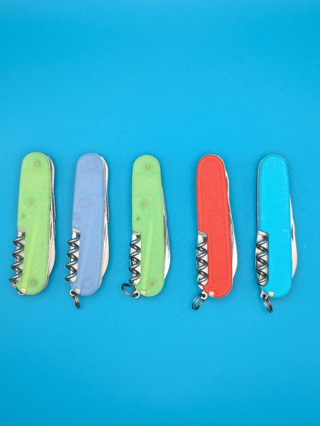 Custom Victorinox Glow in the Dark Swiss Army Knife Multi Tool! LOT OF 5!