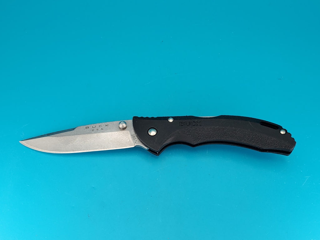 Buck USA 285 Black Lockback Folding Pocket Knife!