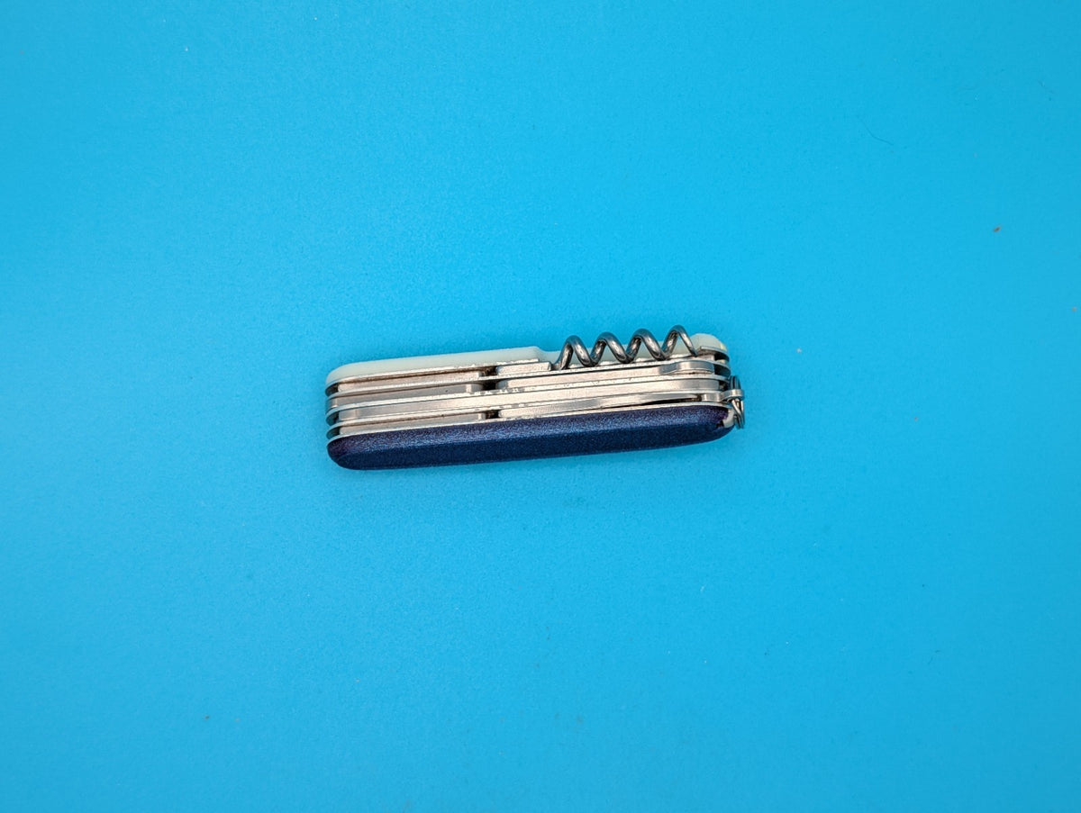 CUSTOM VICTORINOX EXPLORER NEBULA SPACE GLOW SWISS ARMY KNIFE MULTI TOOL! 91mm