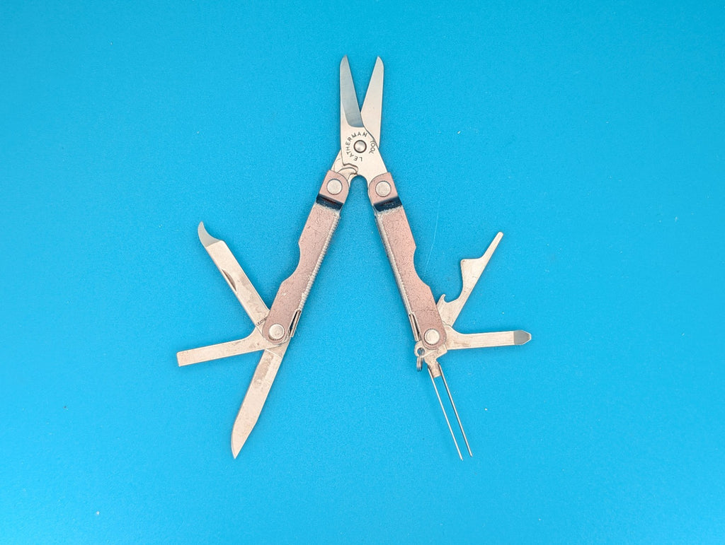 Leatherman Micra Multi-Tool Knife Scissors Key Ring! MIXED COLORS! LOT OF 5!