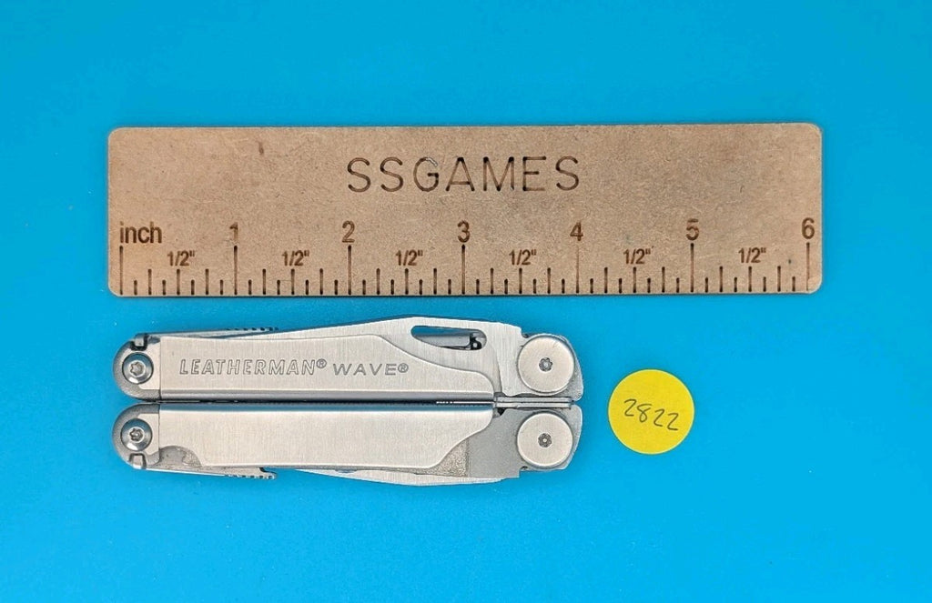 Leatherman Wave Multi Tool! Stainless! Retired! Free Shipping! WITH SHEATH!