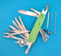 Custom Victorinox SwissChamp Firefly Green Glow in the Dark Knife Multi-Tool!