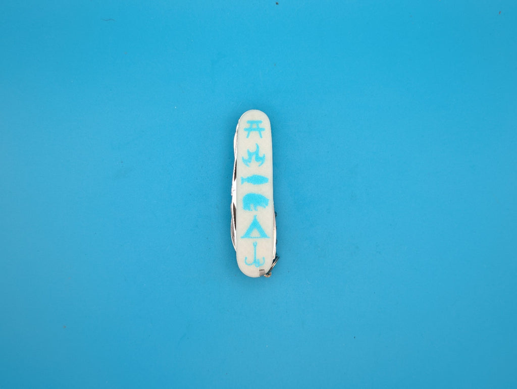 Custom Victorinox Champion Glow in the Dark Swiss Army Knife Multi Tool!