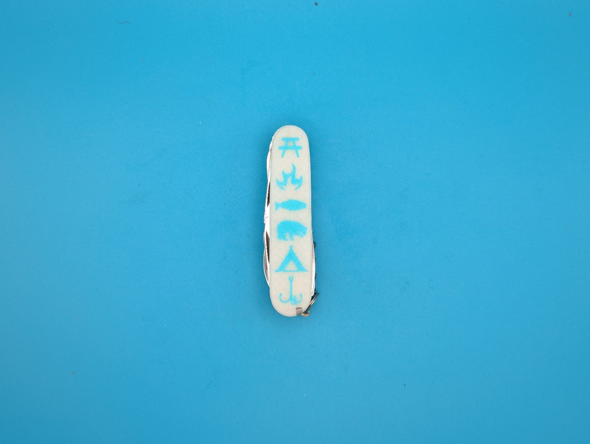 Custom Victorinox Champion Glow in the Dark Swiss Army Knife Multi Tool!