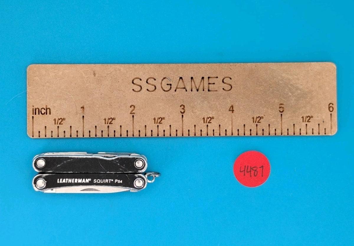 Leatherman Squirt PS4 Multi-Tool With Pliers Scissors Knife Black