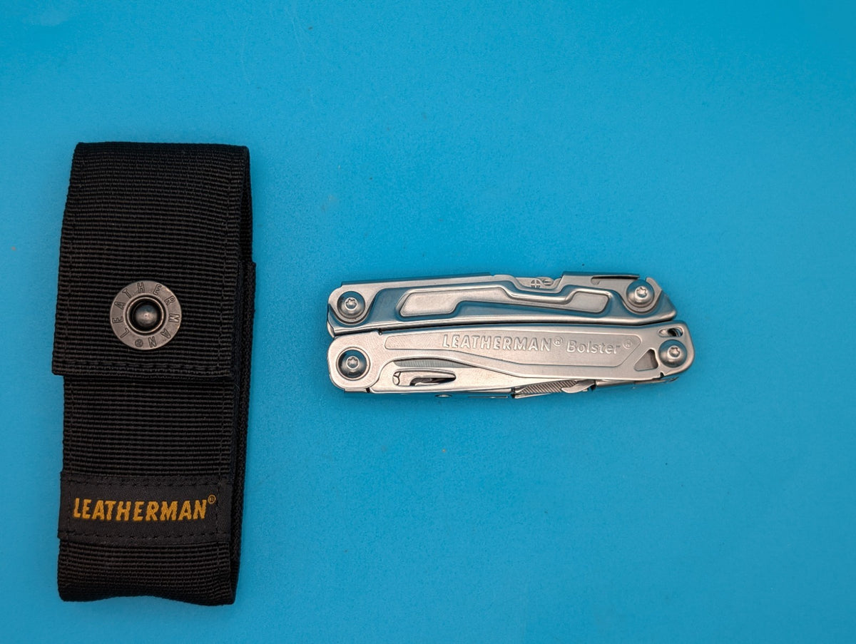 Leatherman Bolster 13 Tool Stainless Steel Multi-Tool! With Sheath!