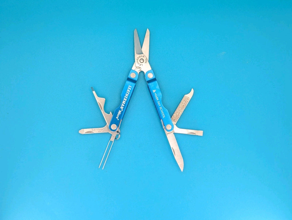 Leatherman Micra Multi-Tool Knife Scissors Key Ring! MIXED COLORS! LOT OF 5!