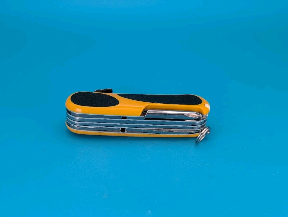 Victorinox EvoGrip S18 Yellow & Black Swiss Army Knife Multi Tool!