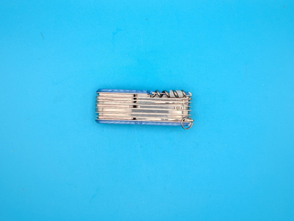 Custom Victorinox SwissChamp Firefly Blue Glow in the Dark Knife Multi-Tool!