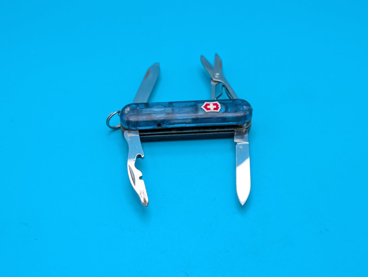 Victorinox Midnite Manager Swiss Army Knife Multi Tool! RED LED!