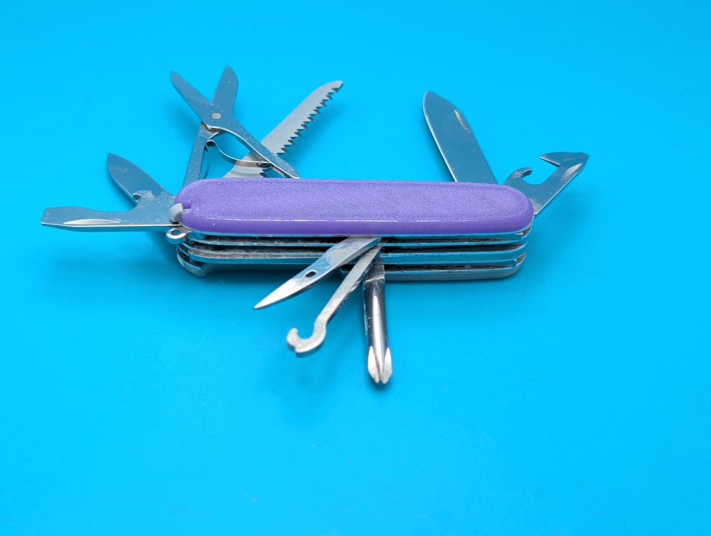 Custom Victorinox Fieldmaster Glow in the Dark Swiss Army Knife Multi Tool!