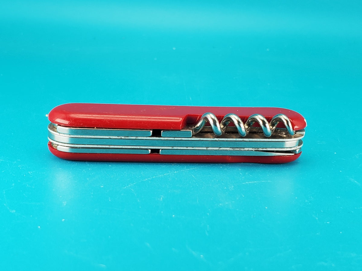 Wenger Classic 141 Red Swiss Army Knife Multi Tool! With Rare Clip Point Blade