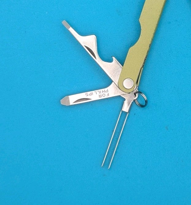 Leatherman Micra Multi-Tool, Knife, Scissors, Key Ring, Lime Green!