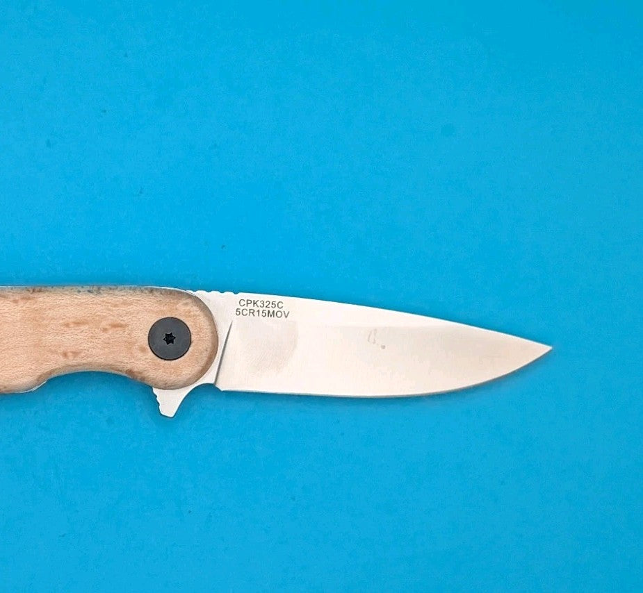 Crescent 3-1/4In Drop Point Aluminum Handle Pocket Knife CPK325A 3.25" Used
