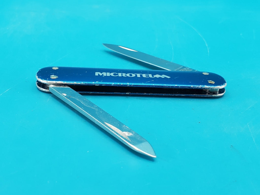 Victorinox 74MM Escort Smooth Blue Alox Swiss Army Knife Multi Tool!