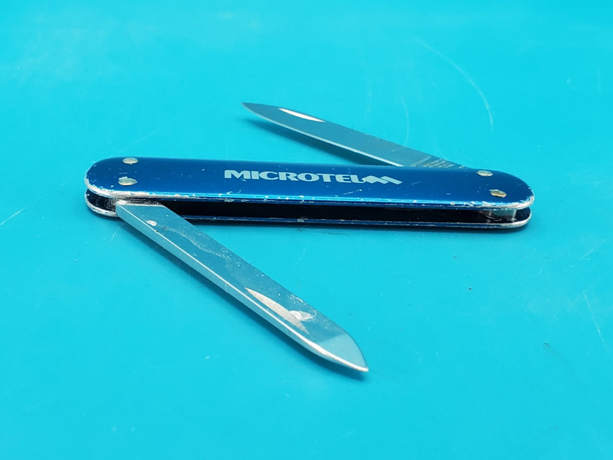 Victorinox 74MM Escort Smooth Blue Alox Swiss Army Knife Multi Tool!