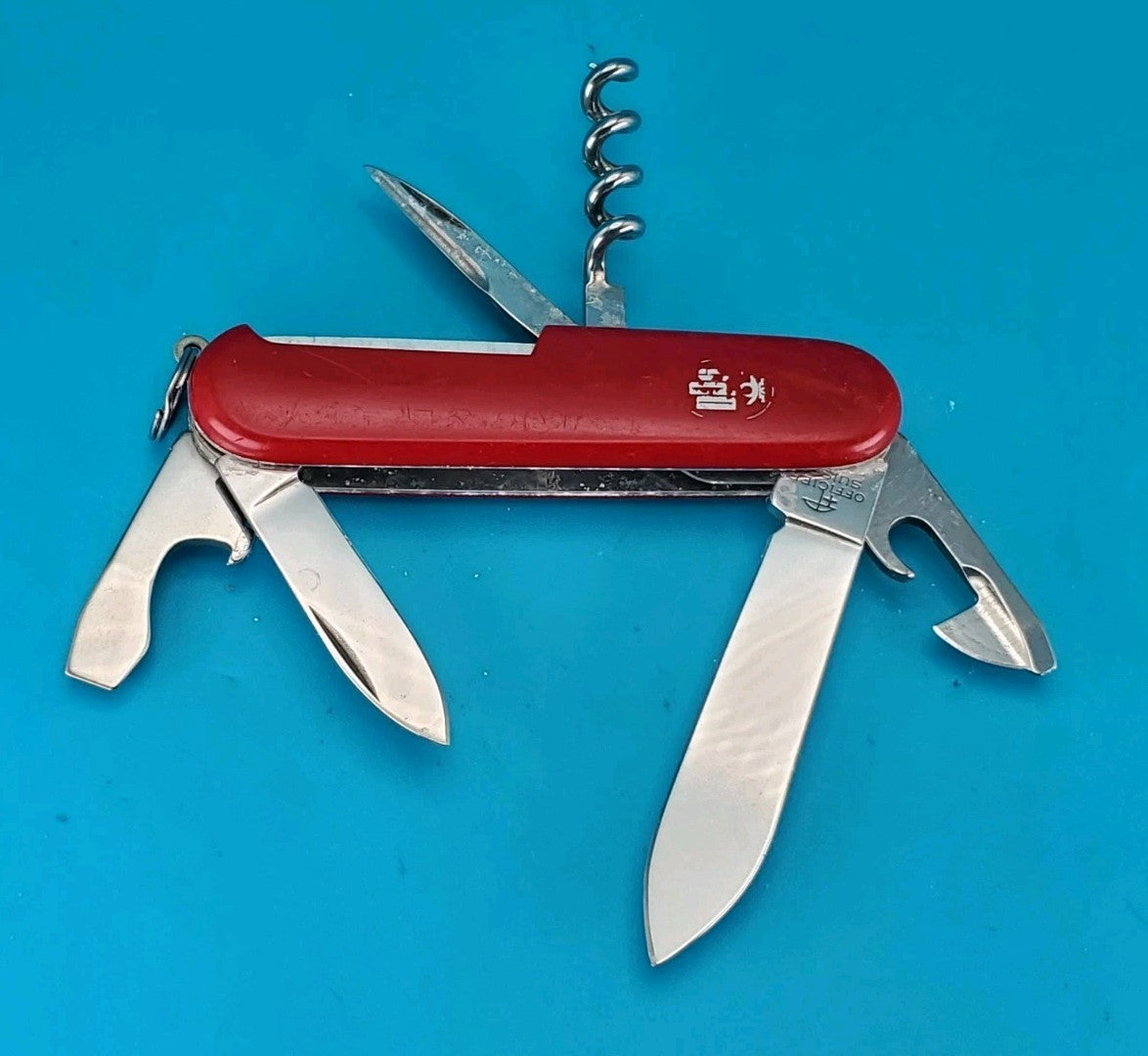 Vintage Victorinox Economy Recruit Swiss Army Knife Multi Tool, 84mm