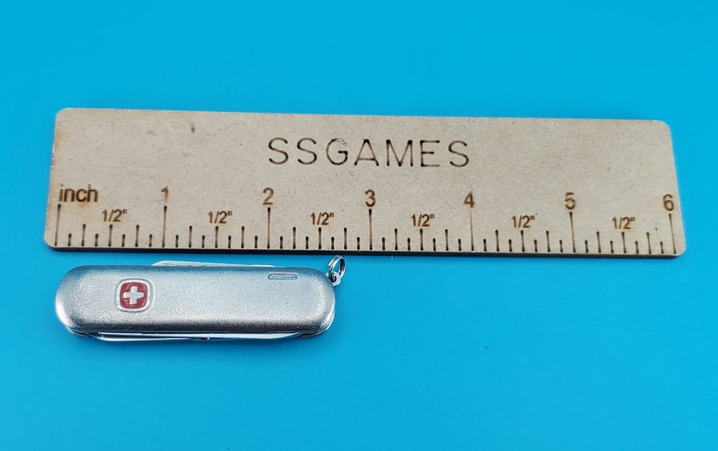 Wenger Brushed Stainless Steel PocketTech Swiss Army Knife Multi Tool! RARE!