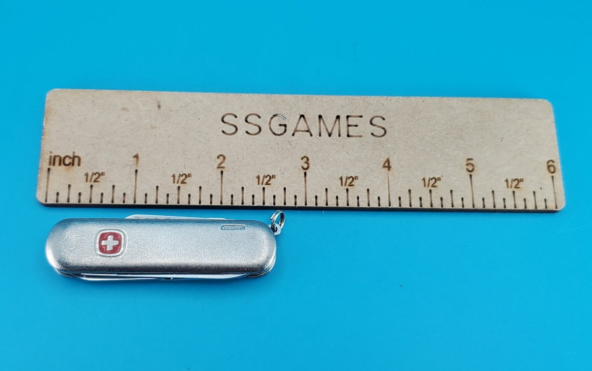 Wenger Brushed Stainless Steel PocketTech Swiss Army Knife Multi Tool! RARE!