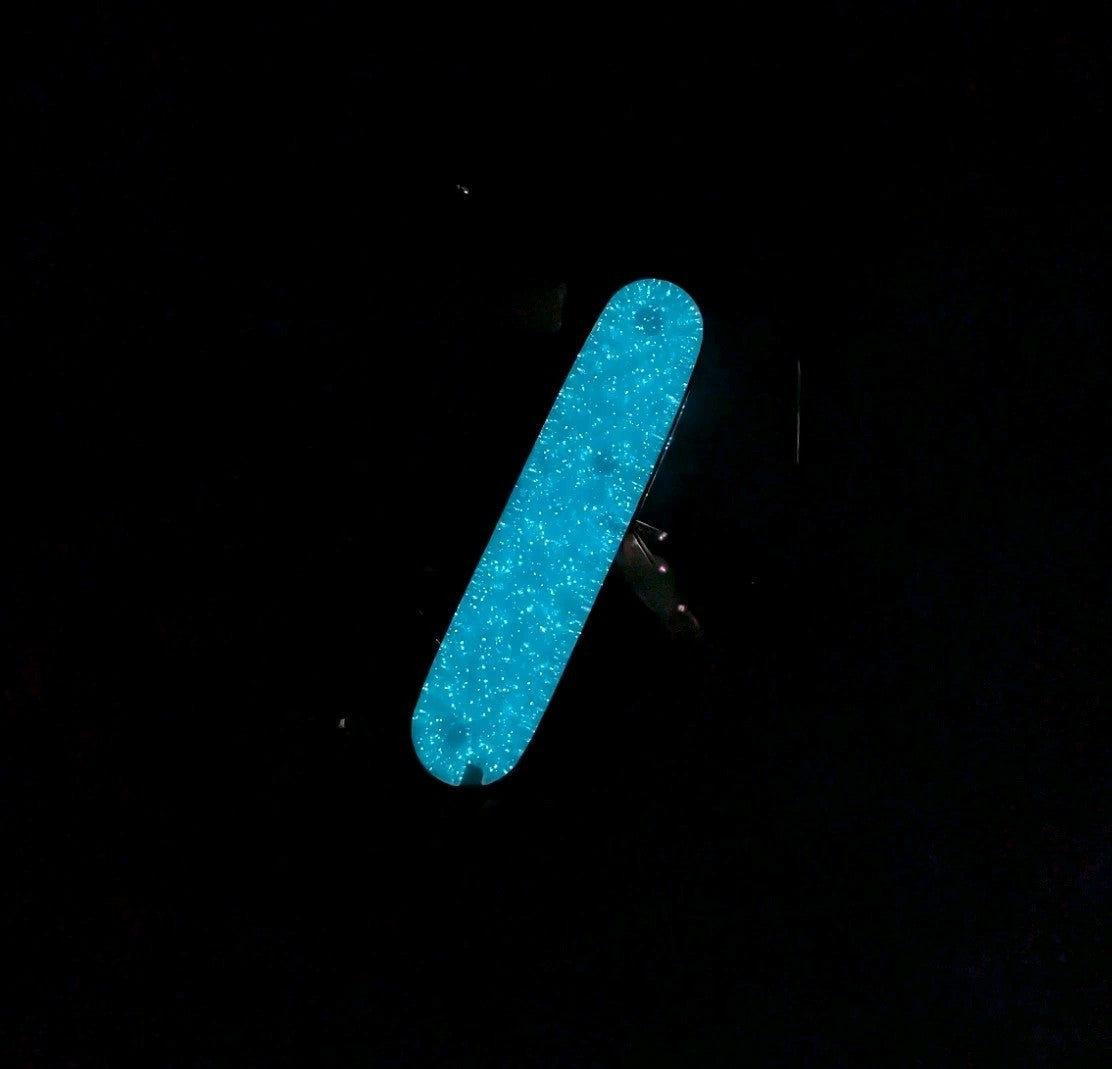 Custom Victorinox SwissChamp Firefly Blue Glow in the Dark Knife Multi-Tool!