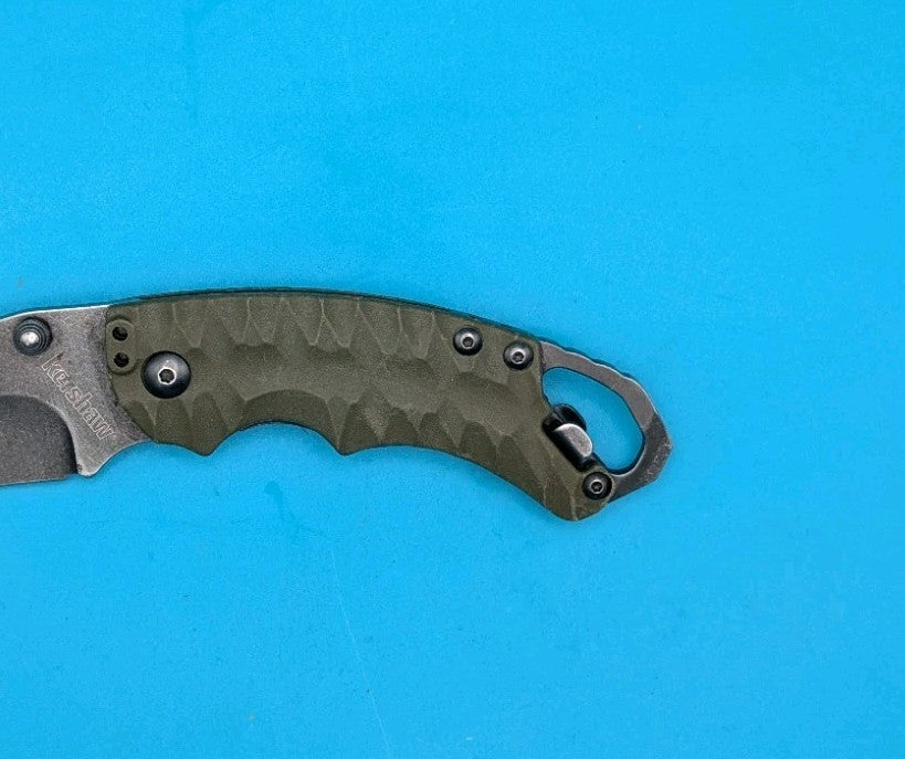 Kershaw 8750TOLBW Shuffle Linerlock Olive Green Folding Knife Pocket Folder