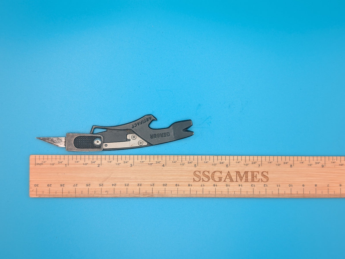 Gerber Artifact Pocket Knife Multi-Tool Pry Bar #11 Blade Liner Lock EDC